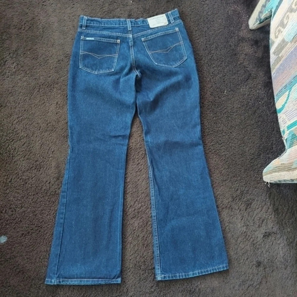 Vintage Jordache Flare Dark Wash Jeans - Picture 10 of 10